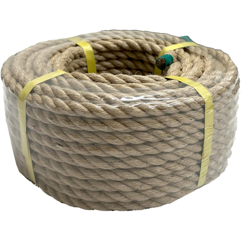 まつうら工業 ジュート麻ロープ 9mmΦ×20m 3巻入  1パック(ご注文単位1パック)【直送品】