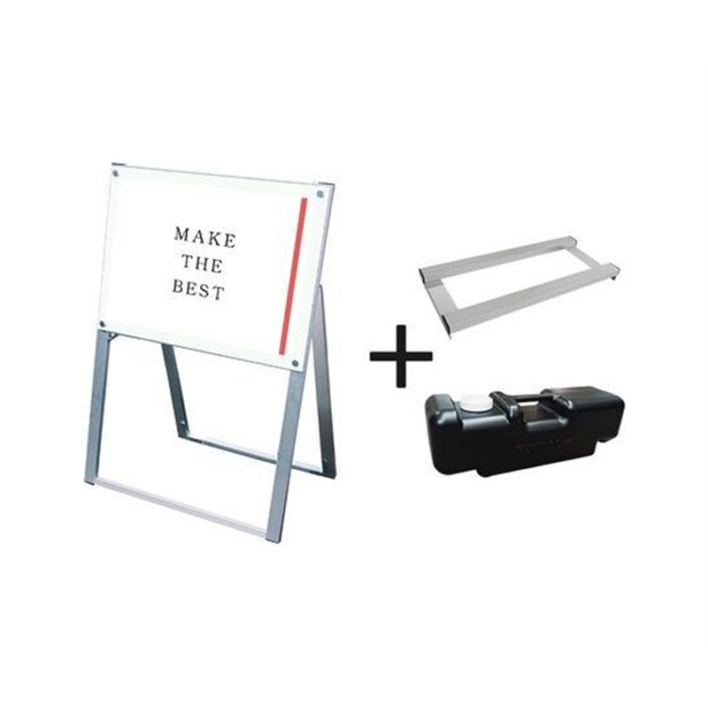 常磐精工 ポスター用スタンド看板 A2横片面ホワイト ウエイトアーム・水タンクセット PSSK-A2YKW-3SET 1個（ご注文単位1個）【直送品】
