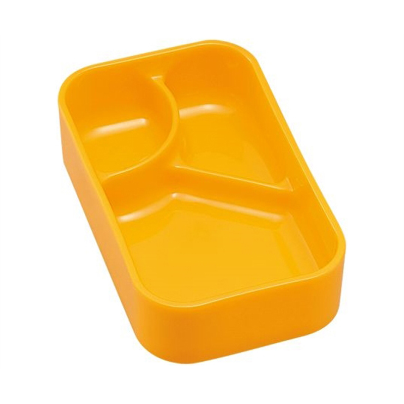 Daiwa ニュー幼稚園弁当副食 本体 蓋セット イエロー No.22-F 1個(ご注文単位1個)【直送品】