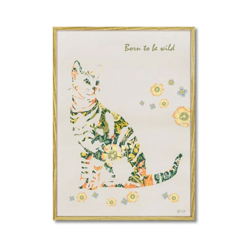 ユーパワー アニマルシルエット アート｢キャットM｣ YP-03513 1個（ご注文単位1個）【直送品】