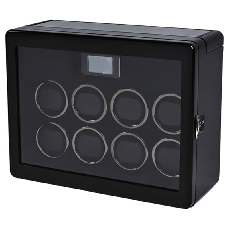 Es'prima 8連ワインディングマシーン ピアノブラック LU72008BK 1個（ご注文単位1個）【直送品】