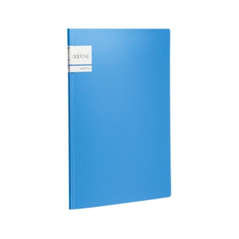 セキセイ アドワン ポケットファイル ブルー AD-2645-10 1冊(ご注文単位1冊)【直送品】