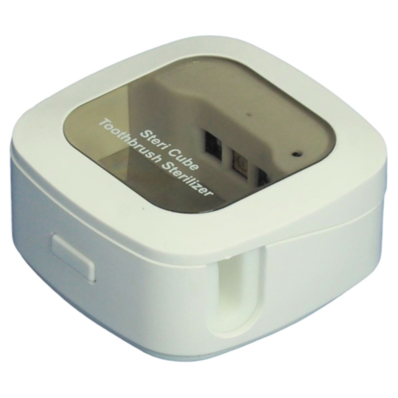 ワールドビジネスサプライ UV-C紫外線歯ブラシ除菌ケース Steri Cube(ステリキューブ) ホワイト LN TB-UV1-CWH 1台(ご注文単位1台)【直送品】