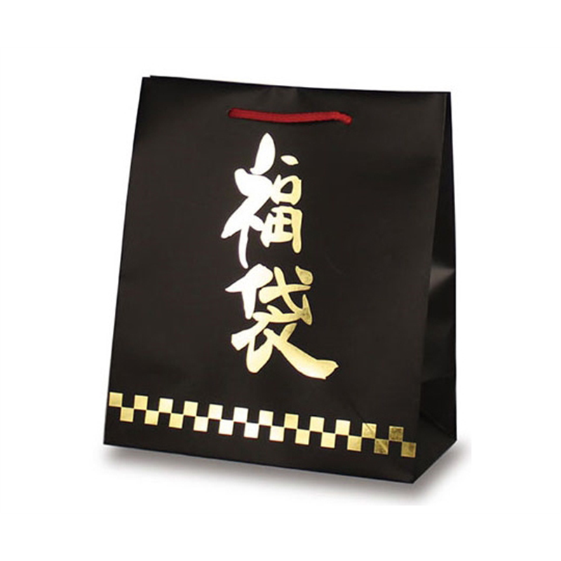 ベルベ 紙袋 手提袋 福ノワール 小 50枚 1087 1ケース（ご注文単位1ケース）【直送品】