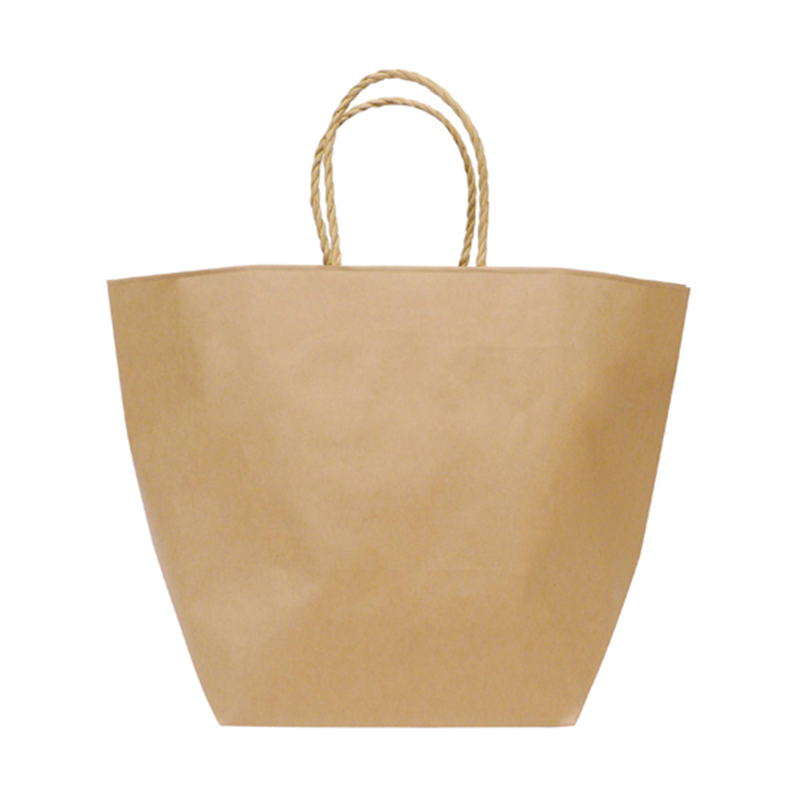 丸玉工業 クラフトトートバッグ L 100枚入  1ケース（ご注文単位1ケース）【直送品】