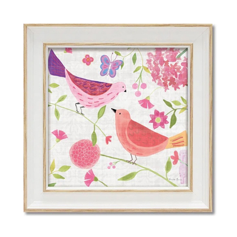 ユーパワー ミニゲル アートフレーム ファリダ ザマン｢ダマスク フローラル バード4｣ FZ-02012 1個（ご注文単位1個）【直送品】
