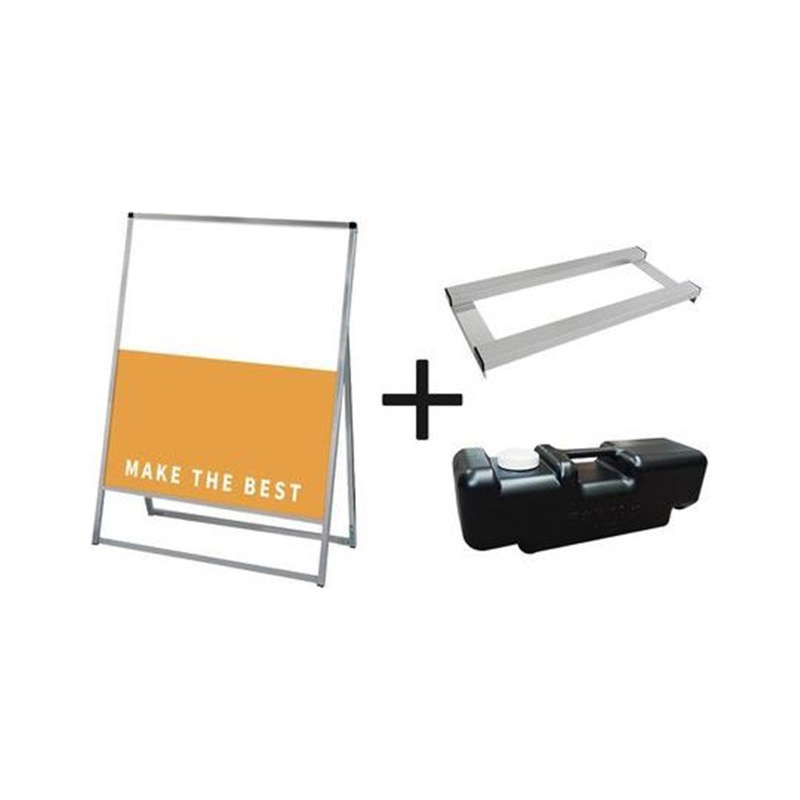 常磐精工 バリウススタンド看板 アルミ複合板 900×1200片面 ウエイトアーム・水タンクセット VASKAP-900X1200K-3SET 1個（ご注文単位1個）【直送品】