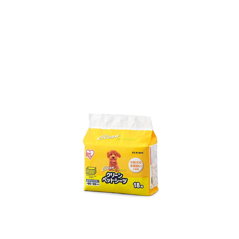 アズワン クリーンペットシーツ ダブルワイド 18枚×8袋 ES-N18DW 1ケース（ご注文単位1ケース）【直送品】