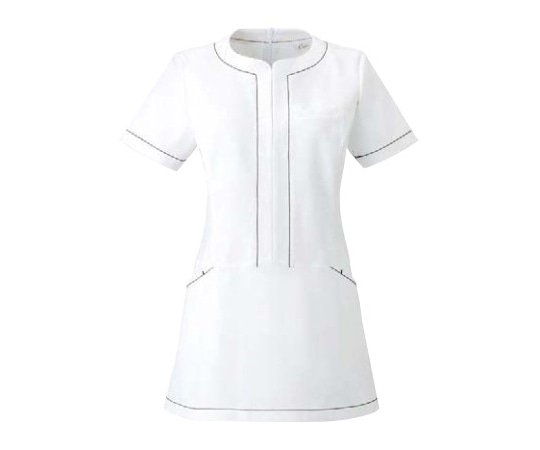 Calala(キャララ) チュニック[女性用] ホワイト 13号 フルダルSTツイル ウエスト91cm 着丈77cm CL-0182 1着（ご注文単位1着）【直送品】