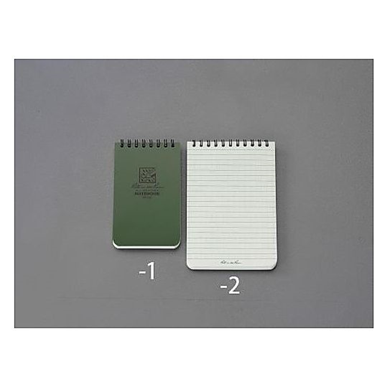 エスコ 101x152mm 防水メモ帳 EA762GC-2 1冊(ご注文単位1冊)【直送品】
