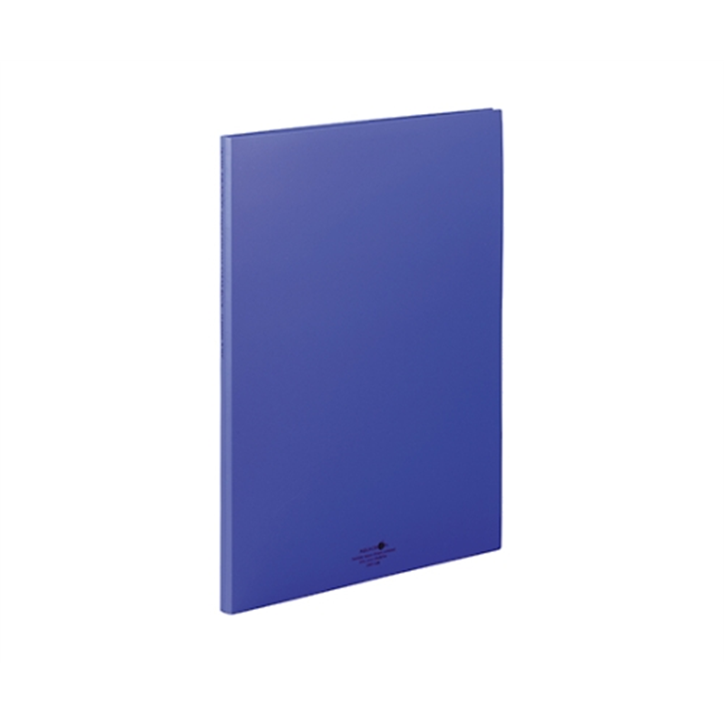 LIHITLAB AQUA DROPs クリヤーブック<ポケット交換タイプ> 11藍 N-5047 N5047-11 1冊(ご注文単位1冊)【直送品】