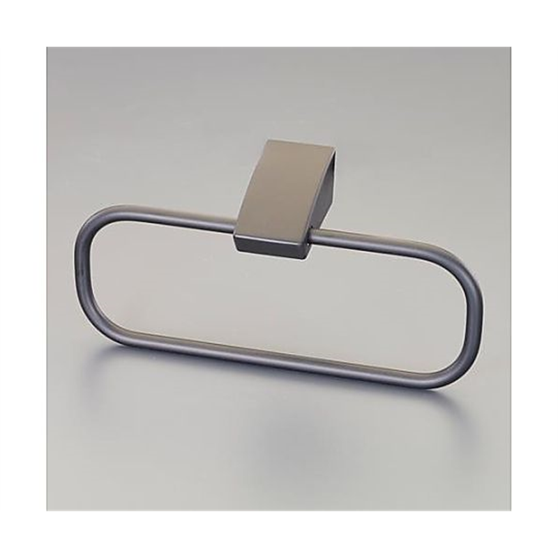 アズワン 200mm タオル掛け(マットブラック) EA638LE-174 1個（ご注文単位1個）【直送品】