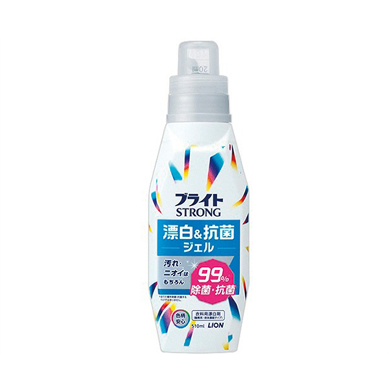 ライオン ブライトSTRONG 漂白&抗菌ジェル 本体 510mL  1個(ご注文単位1個)【直送品】