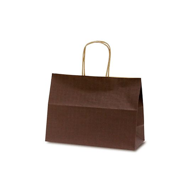 ベルベ 紙袋 自動紐手提袋 T-6S カラー(カカオ) 200枚 1655 1ケース（ご注文単位1ケース）【直送品】