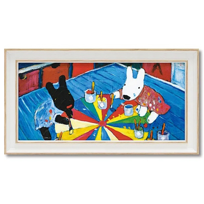 ユーパワー リサとガスパール アートフレーム｢ペインティング(ワイドSサイズ)｣ GL-03558 1個（ご注文単位1個）【直送品】