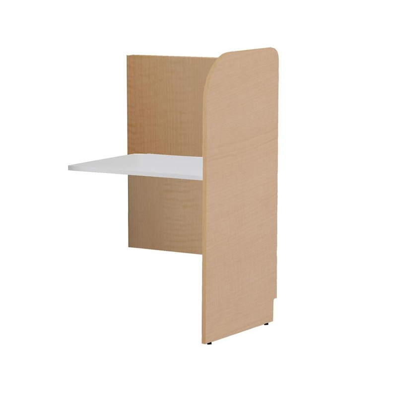 アール・エフ・ヤマカワ PCブースデスクⅡ 増連 W700 背板あり ナチュラル Z-SHPCB2-70ADBPNA 1台(ご注文単位1台)【直送品】