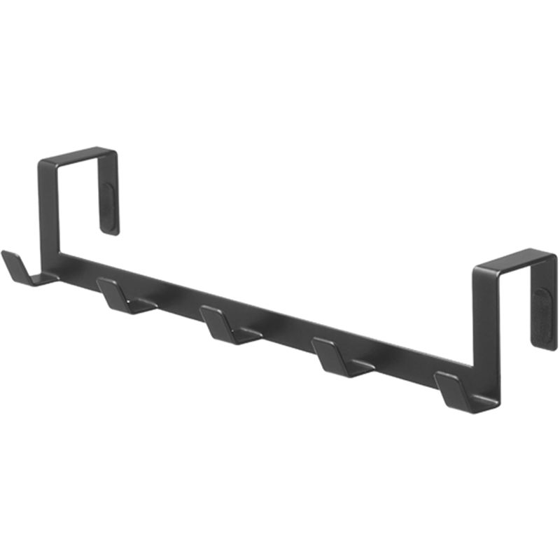 山崎実業 ドアハンガースマート ワイド ブラック 7650 1個（ご注文単位1個）【直送品】