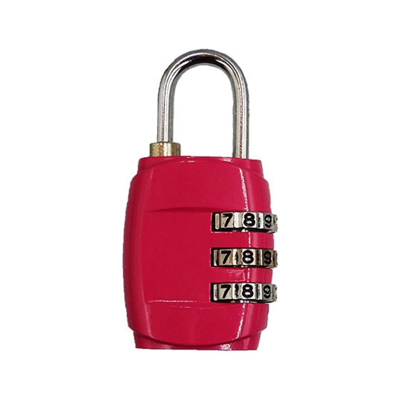 ロジック 南京錠 3ダイヤル ピンク LG-PLK-3DL-PK 1個(ご注文単位1個)【直送品】