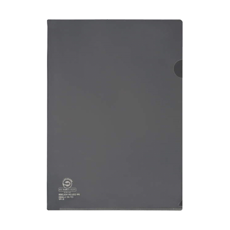 ライオン事務器 PPカラーホルダー<高透明> 1パック(10冊入) CF3C10P(T) 1パック(ご注文単位1パック)【直送品】