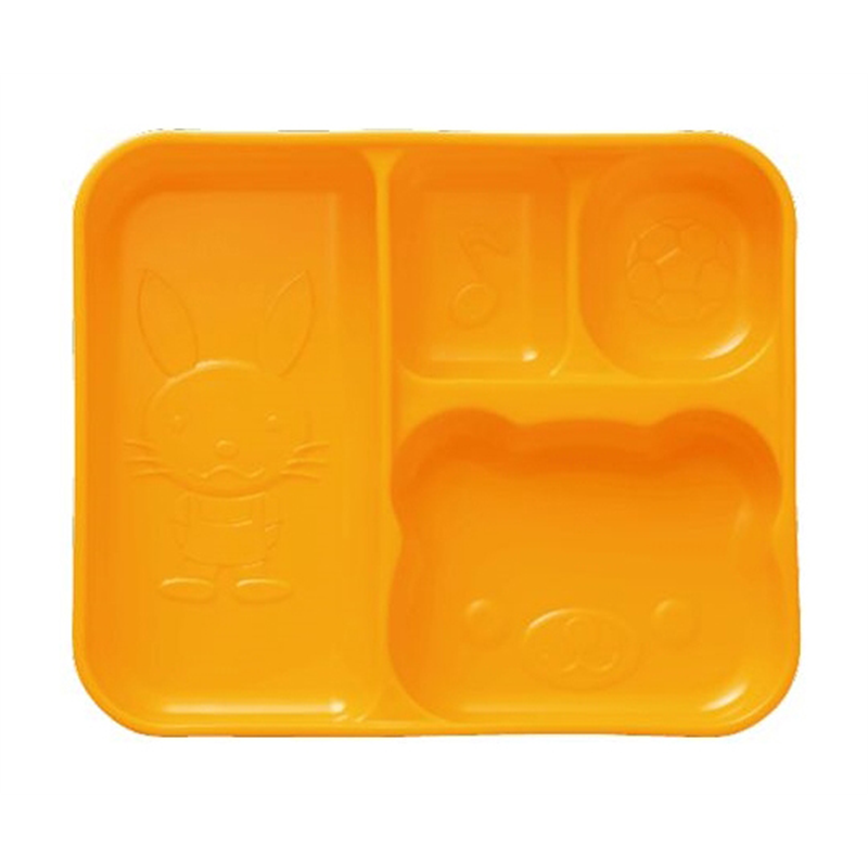 Daiwa アニマル幼稚園弁当容器 本体(イエロー)蓋(ピクニック)セット No.46-3 1個(ご注文単位1個)【直送品】