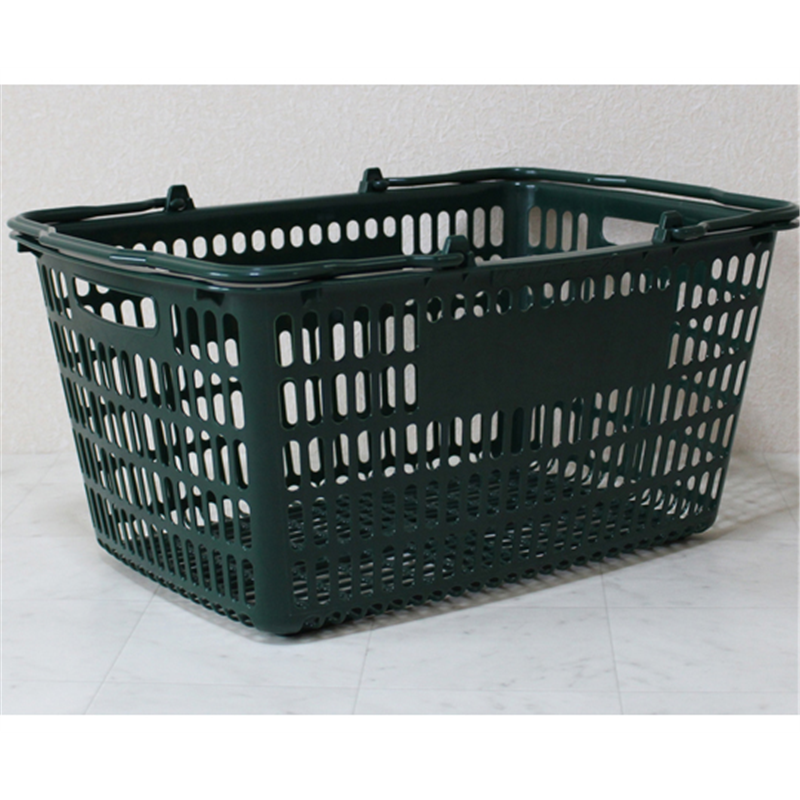 大和産業 買い物かご エバーグリーン 5個入 SL-20 1セット（ご注文単位1セット）【直送品】