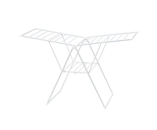 アイリスオーヤマ 1550x650x1400mm 物干しスタンド(スチール製) EA951FB-46B 1個（ご注文単位1個）【直送品】