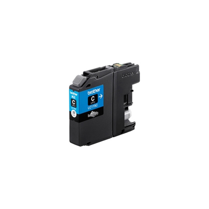 ブラザー インクカートリッジ大容量タイプ(シアン) LC115C 1個(ご注文単位1個)【直送品】