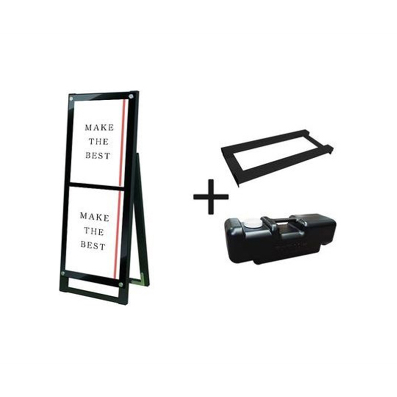常磐精工 ブラックポスター用スタンド看板 A3縦縦片面ブラック ウエイトアーム・水タンクセット BPSSK-A3TTKB-3SET 1個（ご注文単位1個）【直送品】