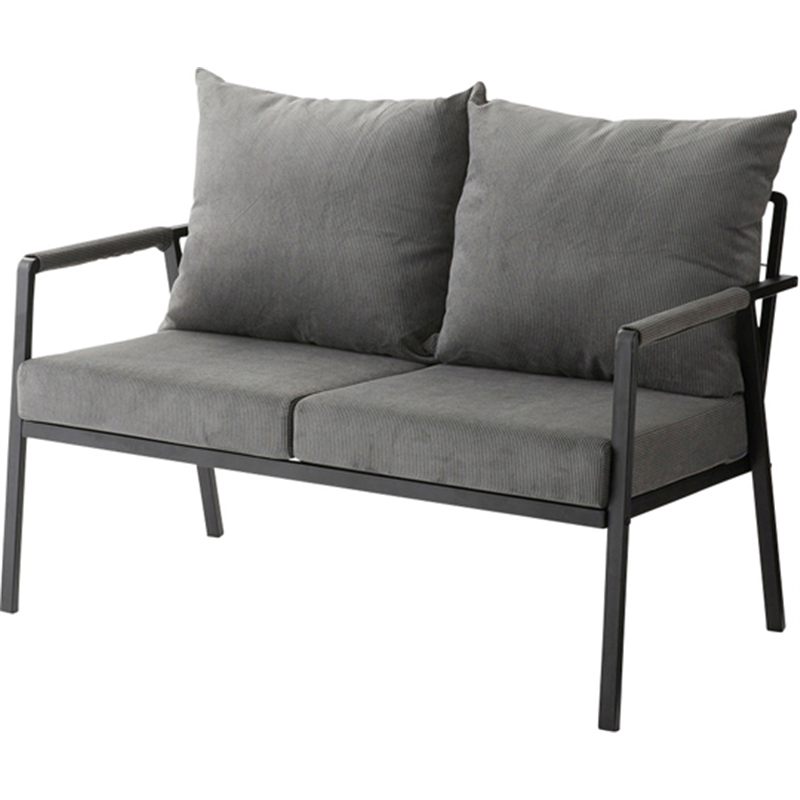 東谷 ソファ2P グレー RTO-462GY 1個（ご注文単位1個）【直送品】