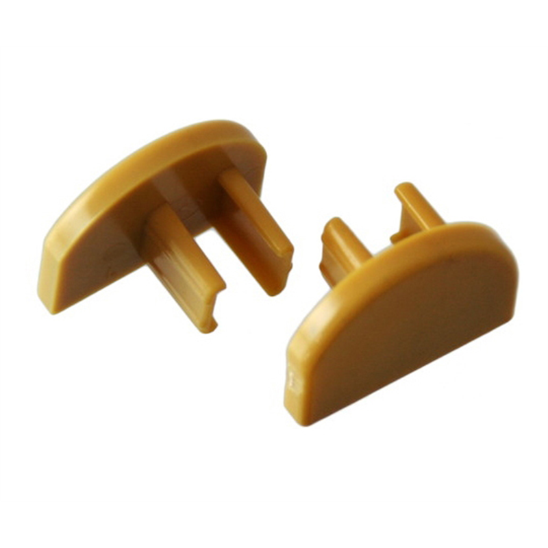 ハイロジック D型フックレール エンドキャップ 木目 2個入 DFREKM 1個(ご注文単位1個)【直送品】