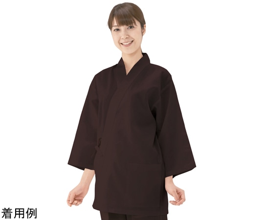 興栄繊商 清涼甚平 上衣 ボルドー S KG308 1枚（ご注文単位1枚）【直送品】