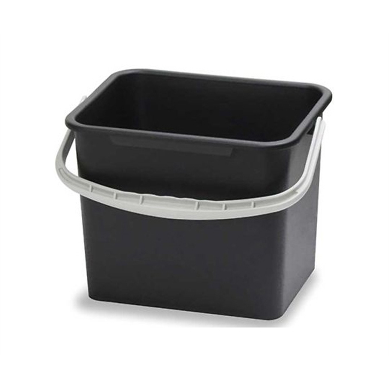 セイワ 8リットルバケツ 黒 WP-150-0 1個(ご注文単位1個)【直送品】
