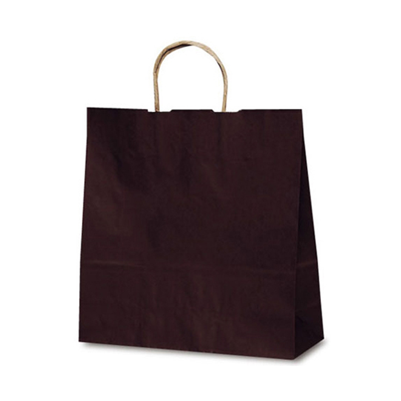 ベルベ 紙袋 自動紐手提袋 T-6 カラー(カカオ) 200枚 1646 1ケース（ご注文単位1ケース）【直送品】