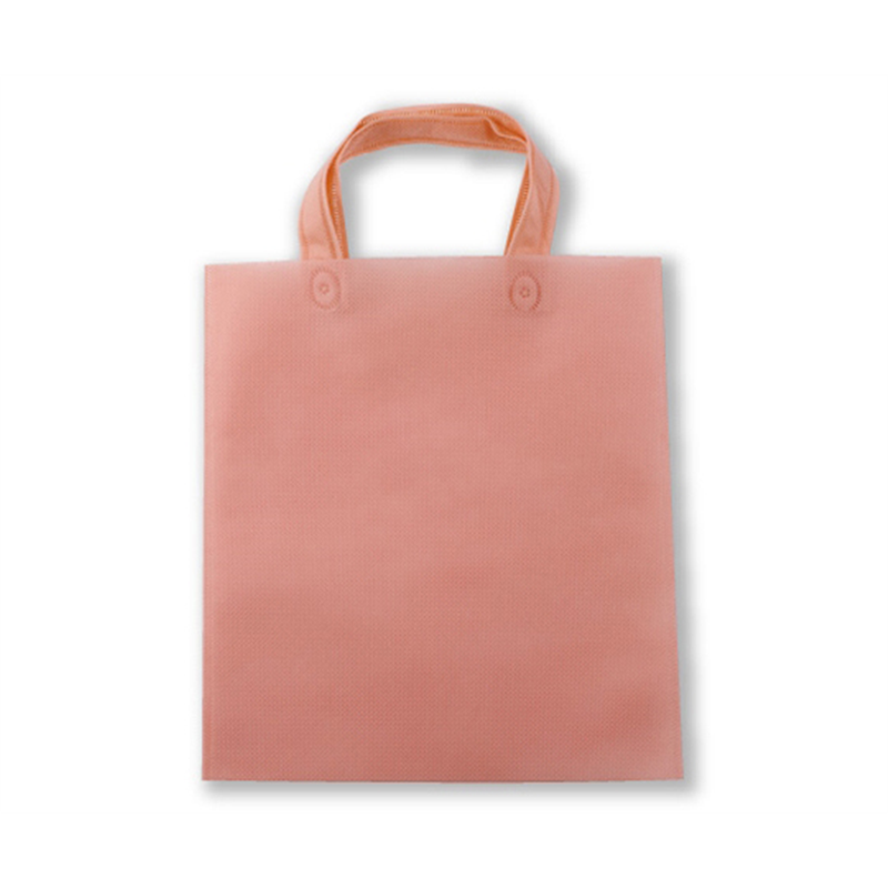 三和 不織布ミニ手提げバッグ アプリコット 1ケース(1000枚入) SW252528-9 1ケース（ご注文単位1ケース）【直送品】