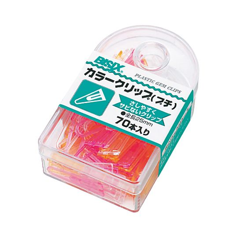 ミツヤ カラークリッププチ フルーツ 70本×5箱入 BX1-67-F 1ケース（ご注文単位1ケース）【直送品】