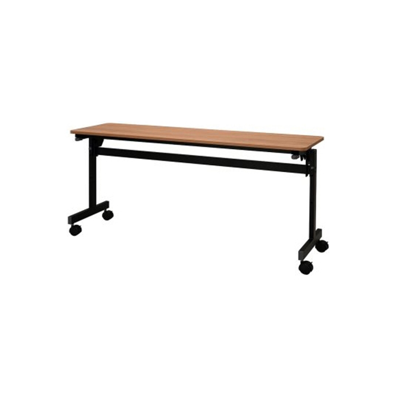 アール・エフ・ヤマカワ シンプルフォールディングテーブルⅢ W1500×D450 ウォルナット RFFT3-1545DM 1台（ご注文単位1台）【直送品】