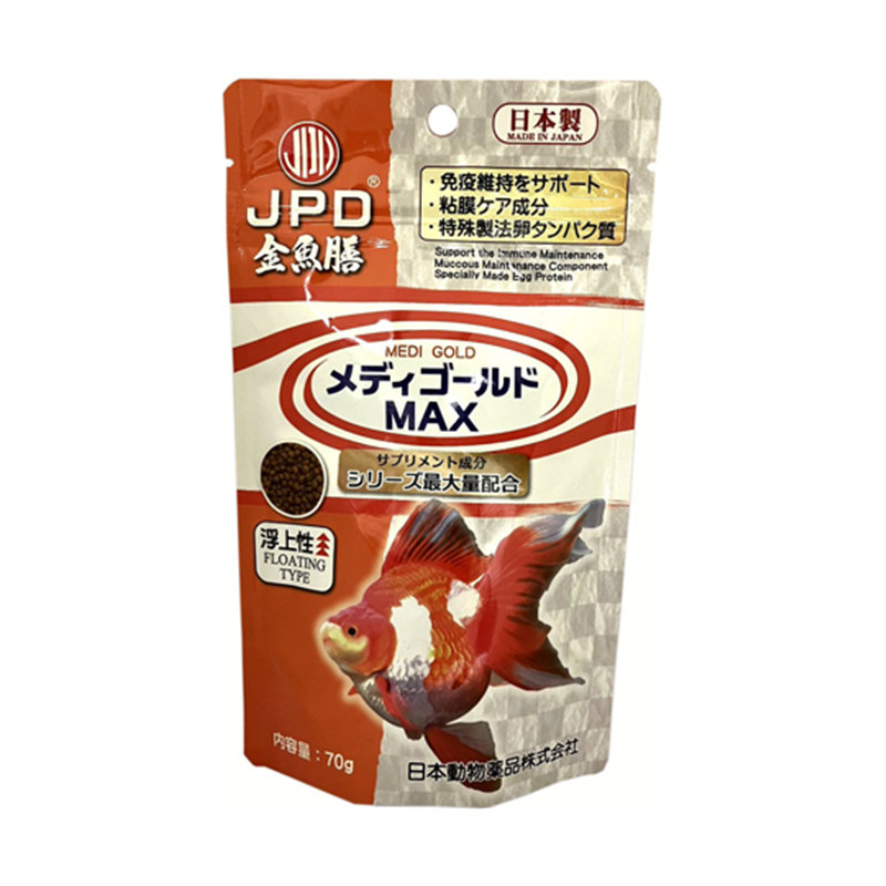 ニチドウ メディゴールドMAX 浮上性 70g  1袋（ご注文単位1袋）【直送品】
