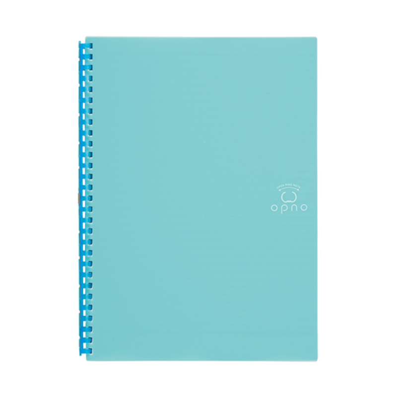 LIHITLAB オープンリングノート SB5 ライトグリーン N2974-8 1冊(ご注文単位1冊)【直送品】