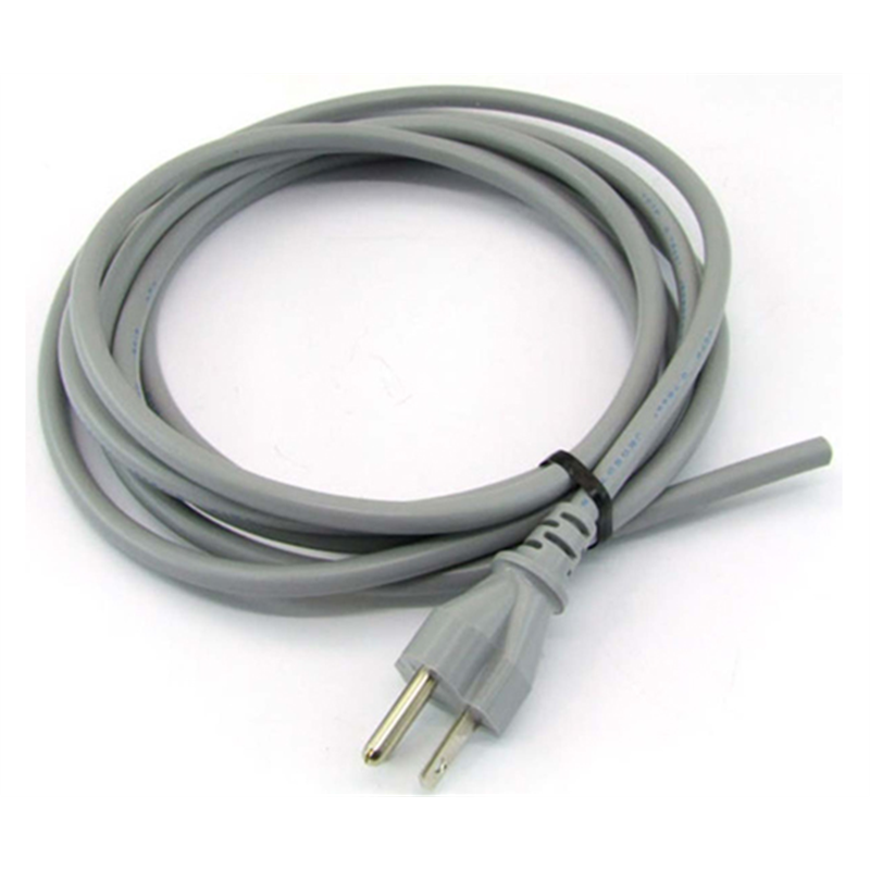 KHD 3極ACプラグ付き電源コード 0.75SQ 3m(片側切り放し) VCT-F0.75SQL-3m3P 1本(ご注文単位1本)【直送品】