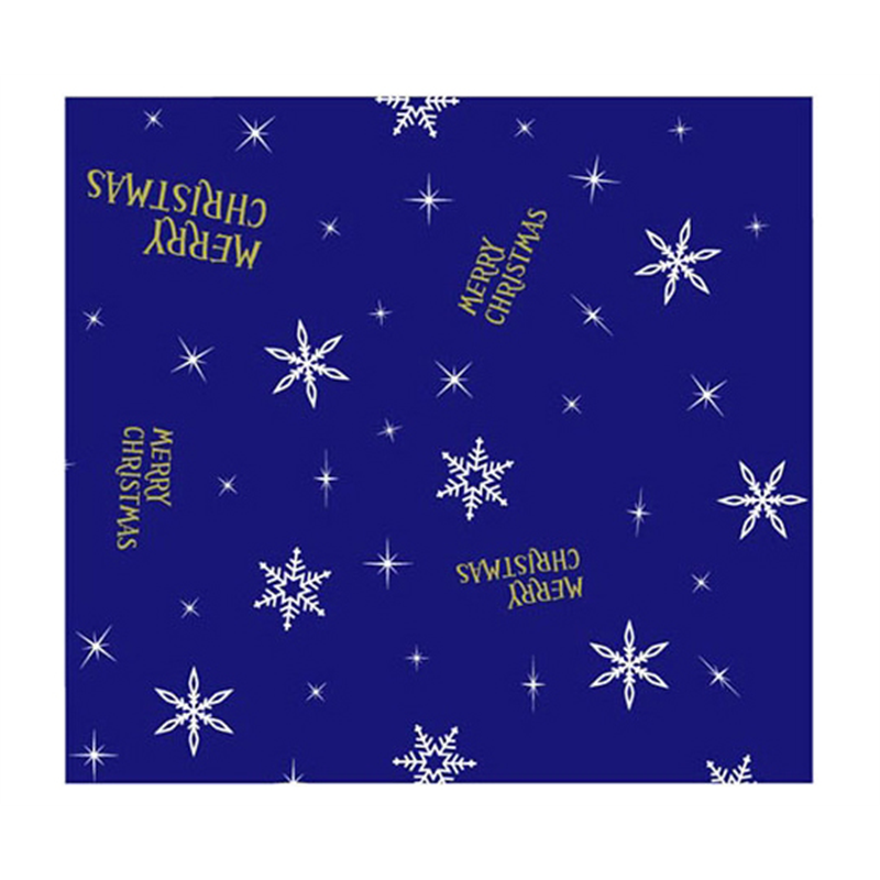 ベルベ ラッピング 包装紙 スノーナイト(ネイビー) 4/6半切 300枚 583 1ケース（ご注文単位1ケース）【直送品】