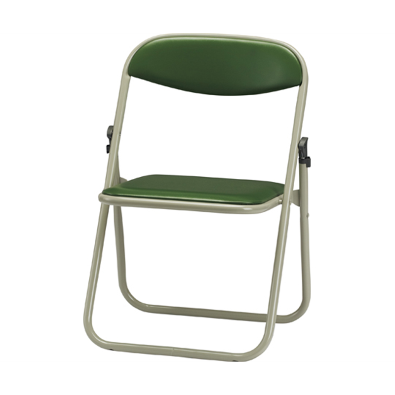 SANKEI(サンケイ) 低座高折りたたみ椅子 座高34cm グリーン CF104-MX SH340 1脚(ご注文単位1脚)【直送品】