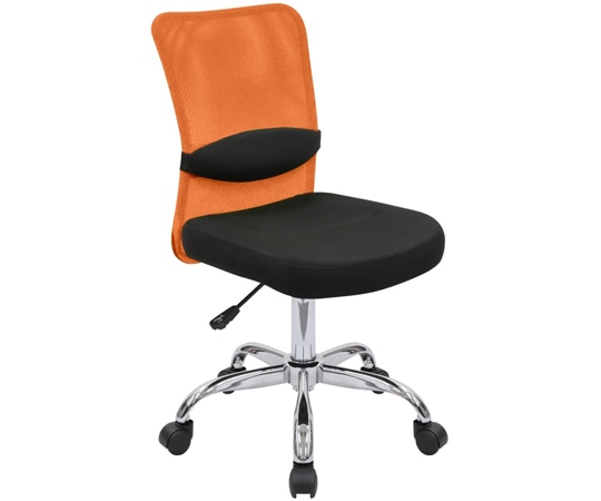 カグクロ メッシュチェアAMⅡ(肘無)オレンジ(エアロメッシュⅡ) AMll-001-OR 1個(ご注文単位1個)【直送品】