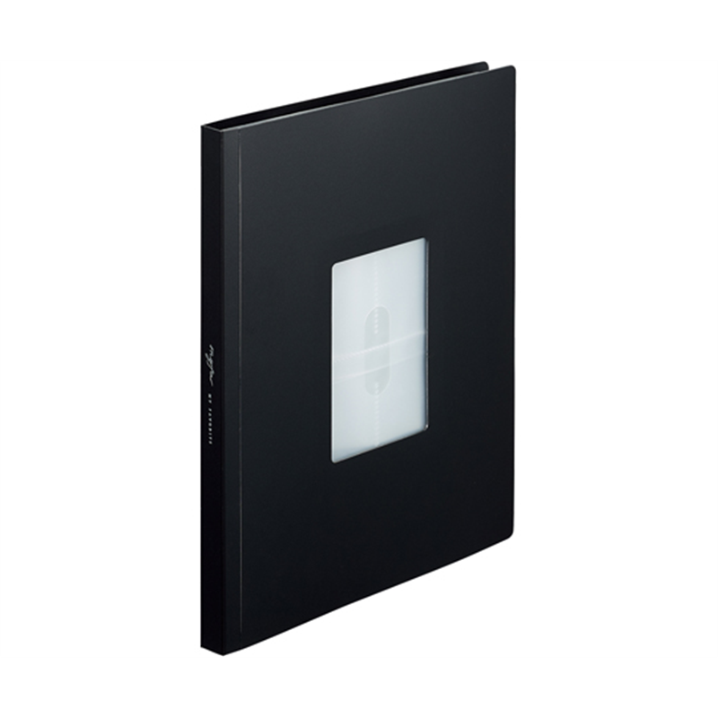 LIHITLAB myfa フォトコレクションファイル ジェットブラック N3329-24 1冊(ご注文単位1冊)【直送品】