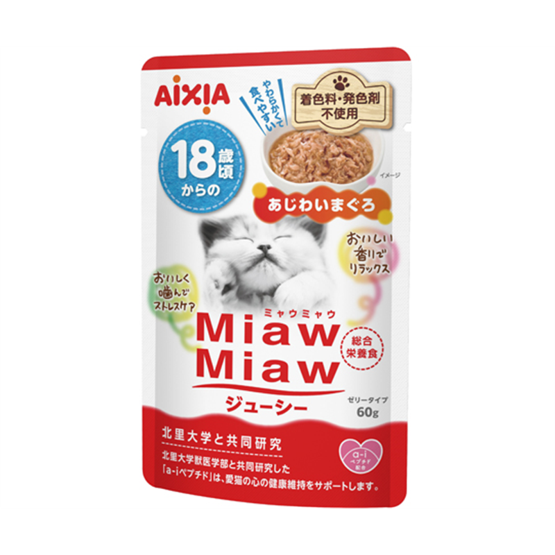アイシア MiawMiawジューシー 18歳頃からのあじわいまぐろ 60g  1個（ご注文単位1個）【直送品】