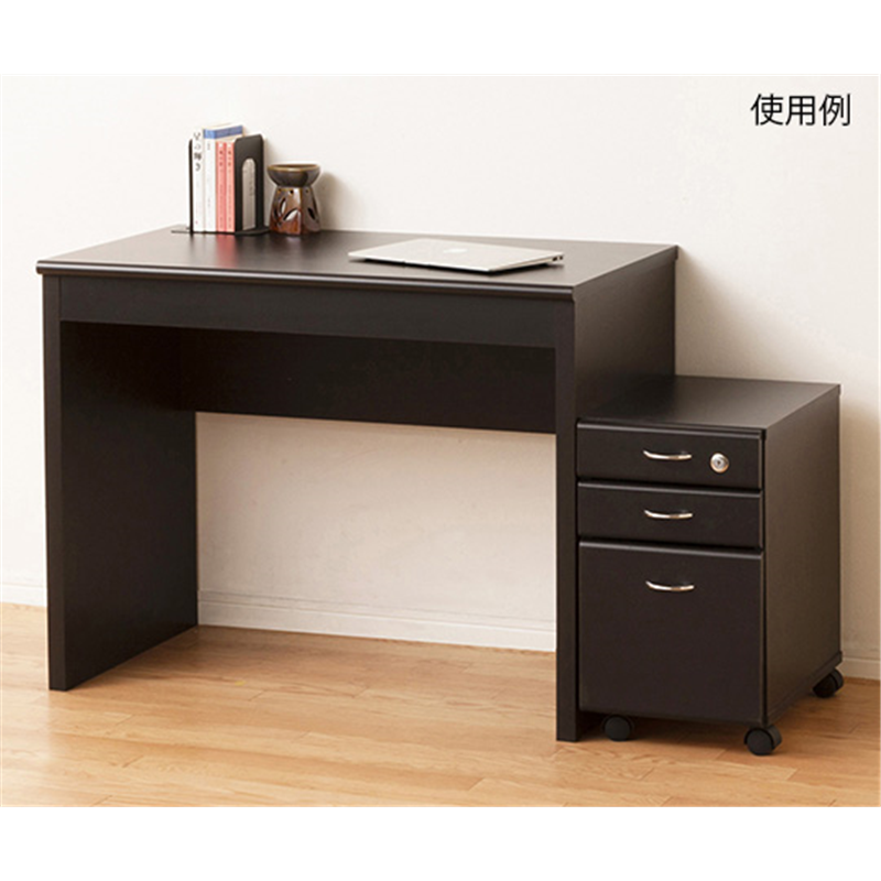 クロシオ フェイバー デスク90鍵付 ブラウン 93103 1台(ご注文単位1台)【直送品】