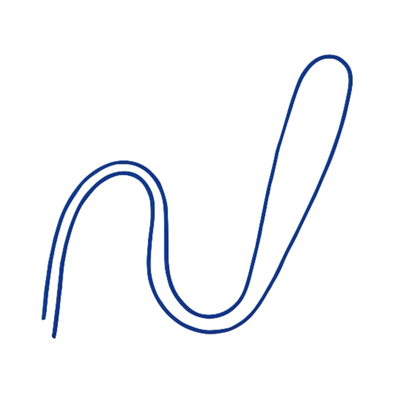 オープン工業 名札用パーツ 丸紐 100本 青 NB-312-BU 1袋(ご注文単位1袋)【直送品】