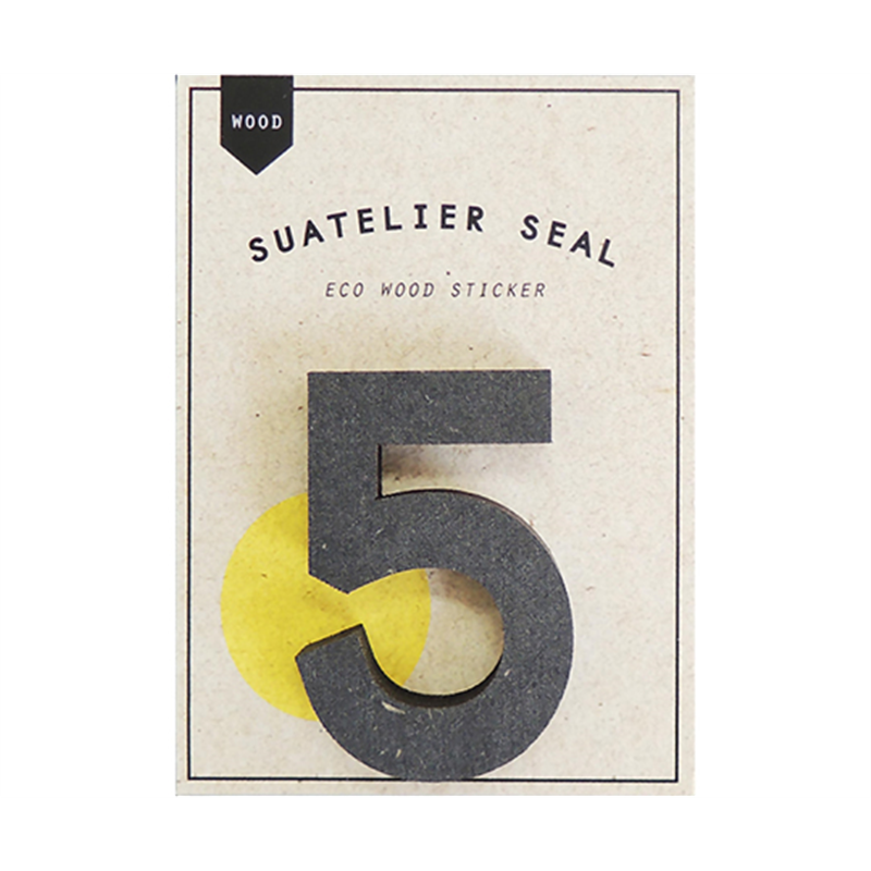 S&Cコーポレーション ウッドステッカー 5 WOOD-1733-5 1枚(ご注文単位1枚)【直送品】