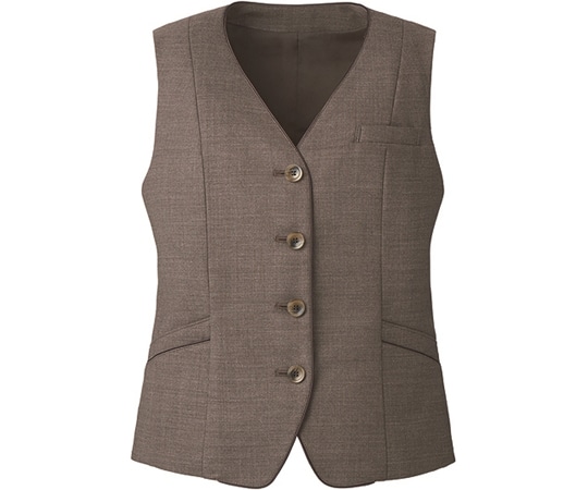 カーシーカシマ ENJOY ベスト NEUTRAL STRETCH モカ 19号 EAV821 1枚（ご注文単位1枚）【直送品】