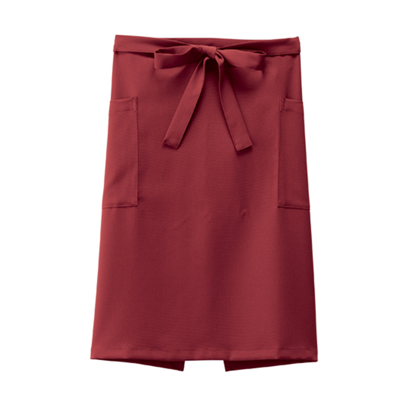 ボンマックス ミドルエプロン FK7187 ワイン フリー  1枚（ご注文単位1枚）【直送品】