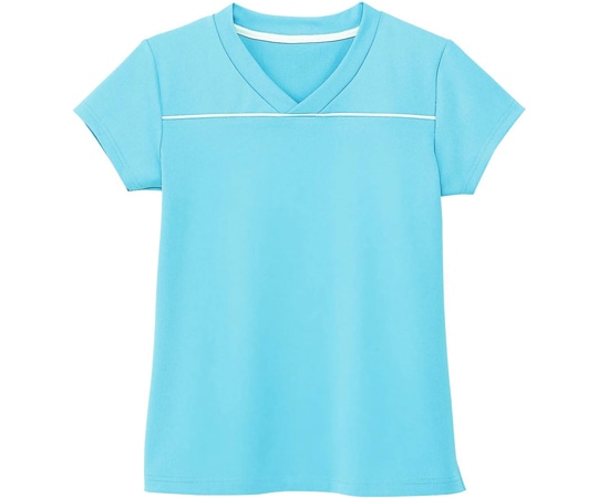 カーシーカシマ HEARTGREEN VネックTシャツ ソーダ 3L HM1589 1枚（ご注文単位1枚）【直送品】